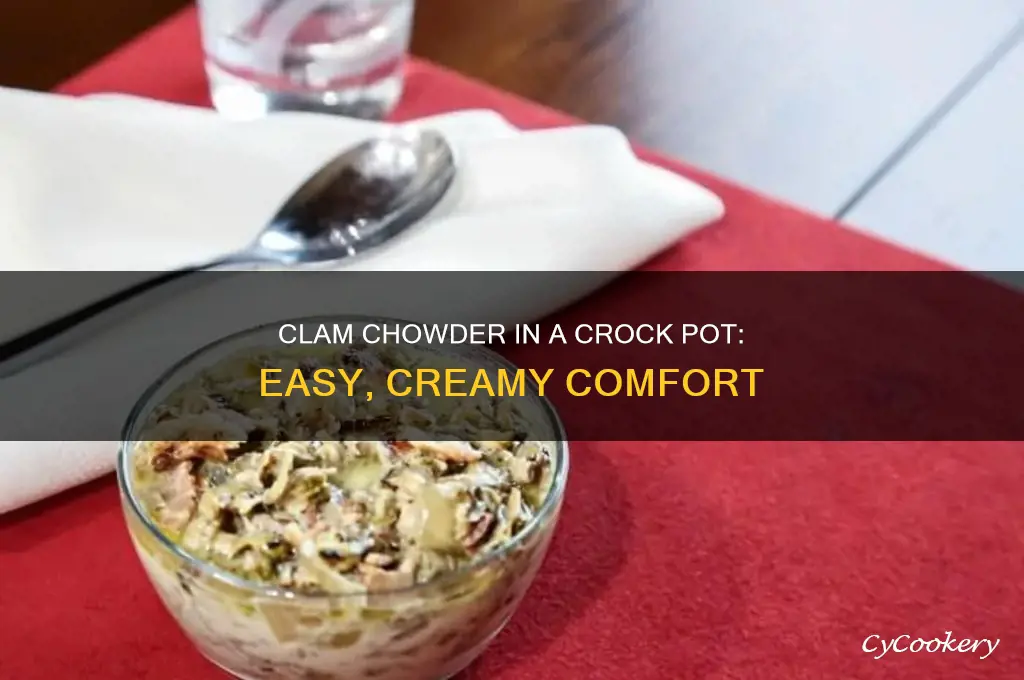 how to cook clam chowder in a crock pot