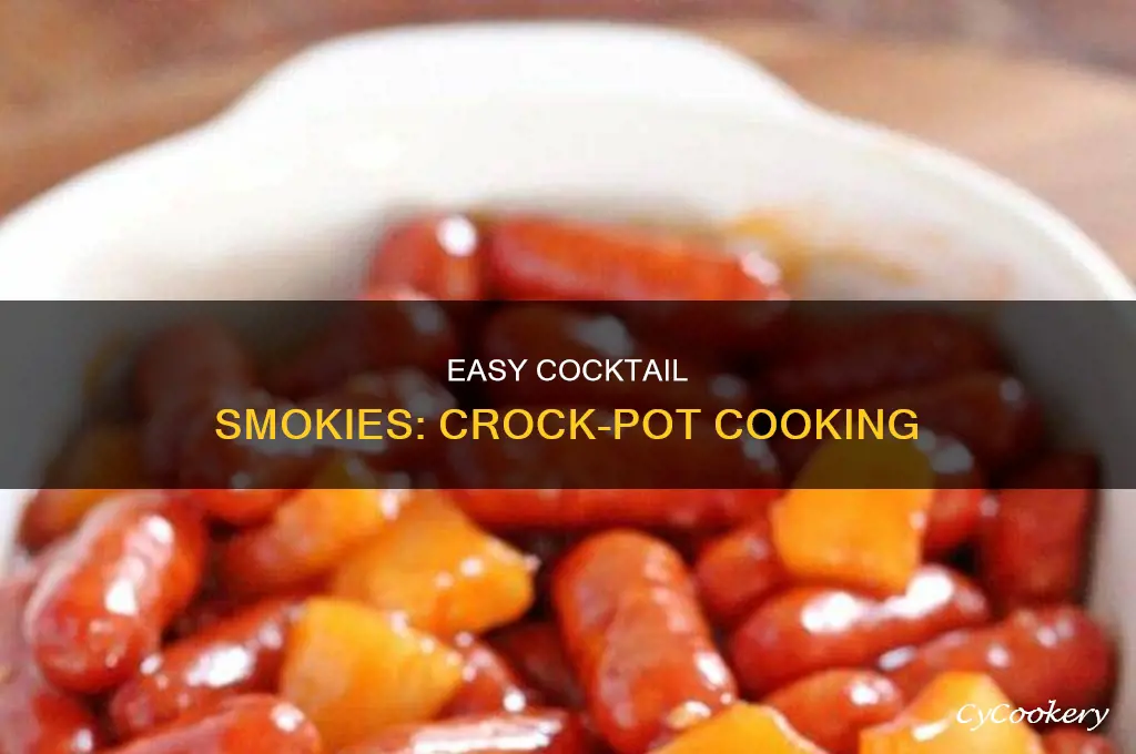how to cook cocktail smokies in a crock pot