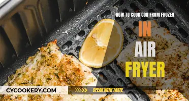 Crispy Cod: Air Fryer Transformation from Frozen to Delicious