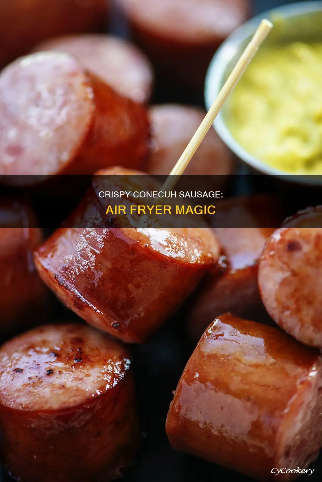 how to cook conecuh sausage in the air fryer