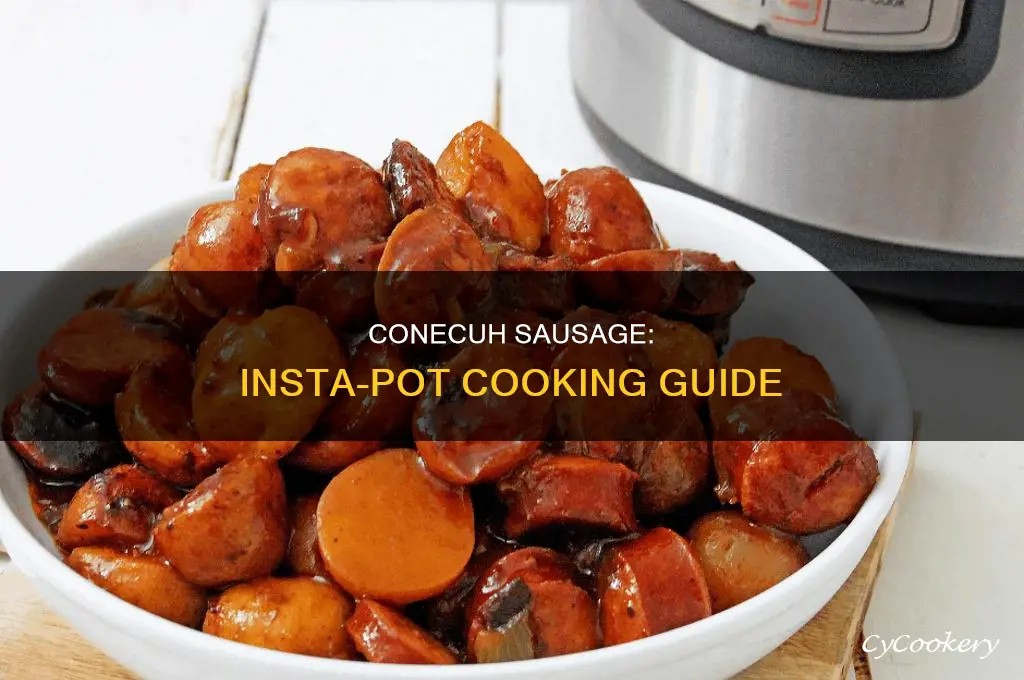 how to cook conecuh sausage in the insta pot