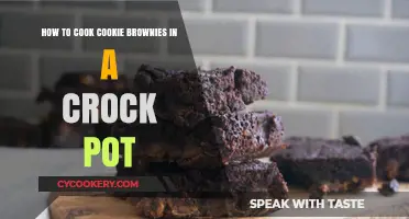 Easy Cookie Brownies: Crock-Pot Style