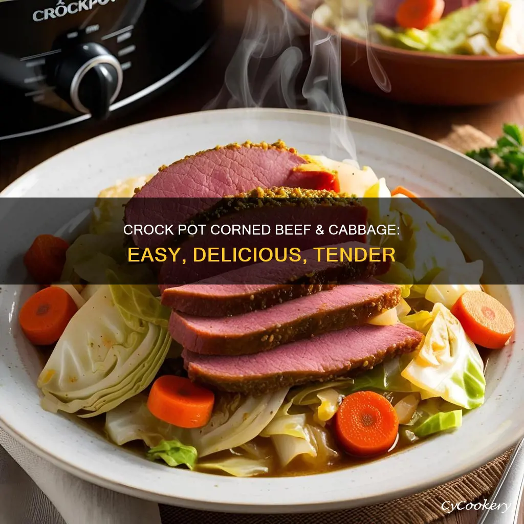 how to cook corn beef and cabbage in crock pot