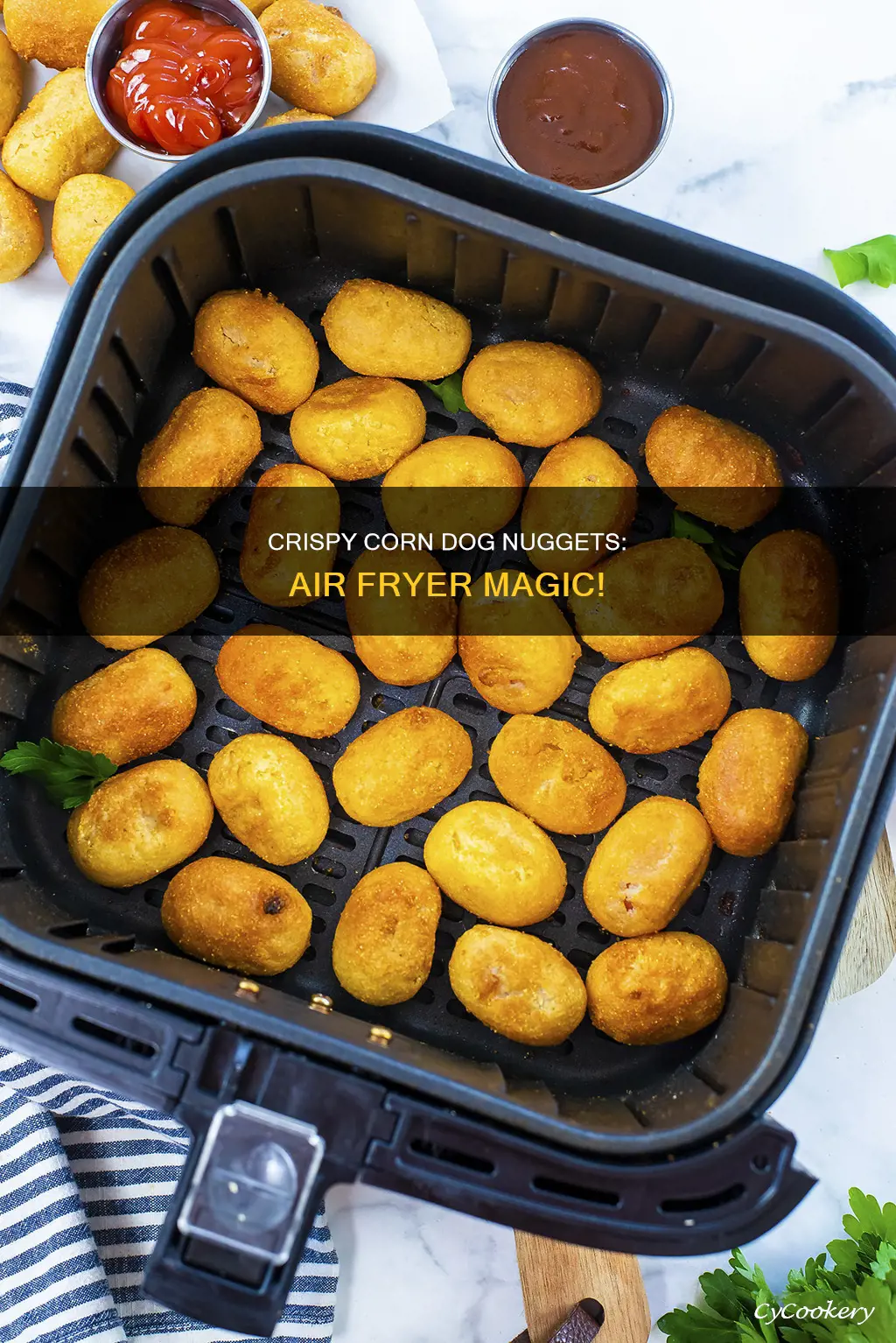 how to cook corn dog nuggets in air fryer