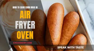 Crispy Corn Dog Delight: Air Fryer Oven Recipe