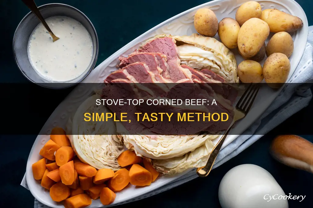how to cook corned beed in a pot on oven