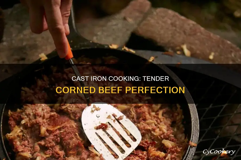 how to cook corned beef in a cast iron pot