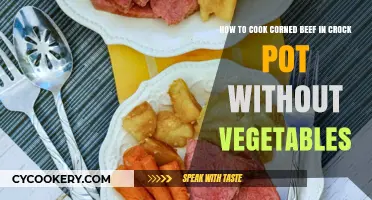 Crock-Pot Corned Beef: No Vegetables, No Problem!