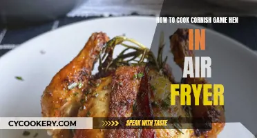 Air-Fried Cornish Game Hens: A Quick, Crispy Treat