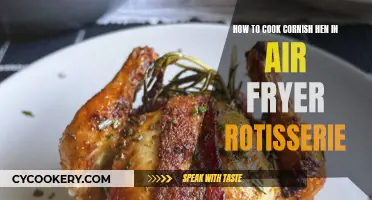 Air Fryer Rotisserie: Cooking Cornish Hens to Perfection