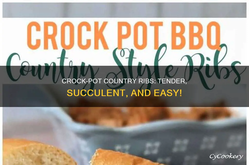 how to cook country ribs crock pot