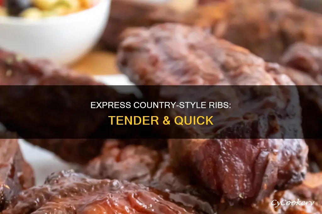how to cook countrystyleribs in an express pot