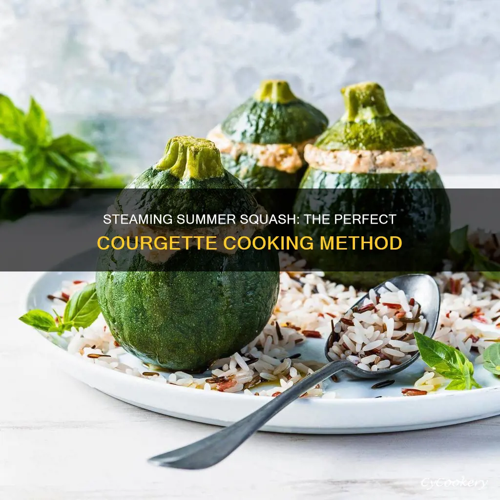 how to cook courgettes steam