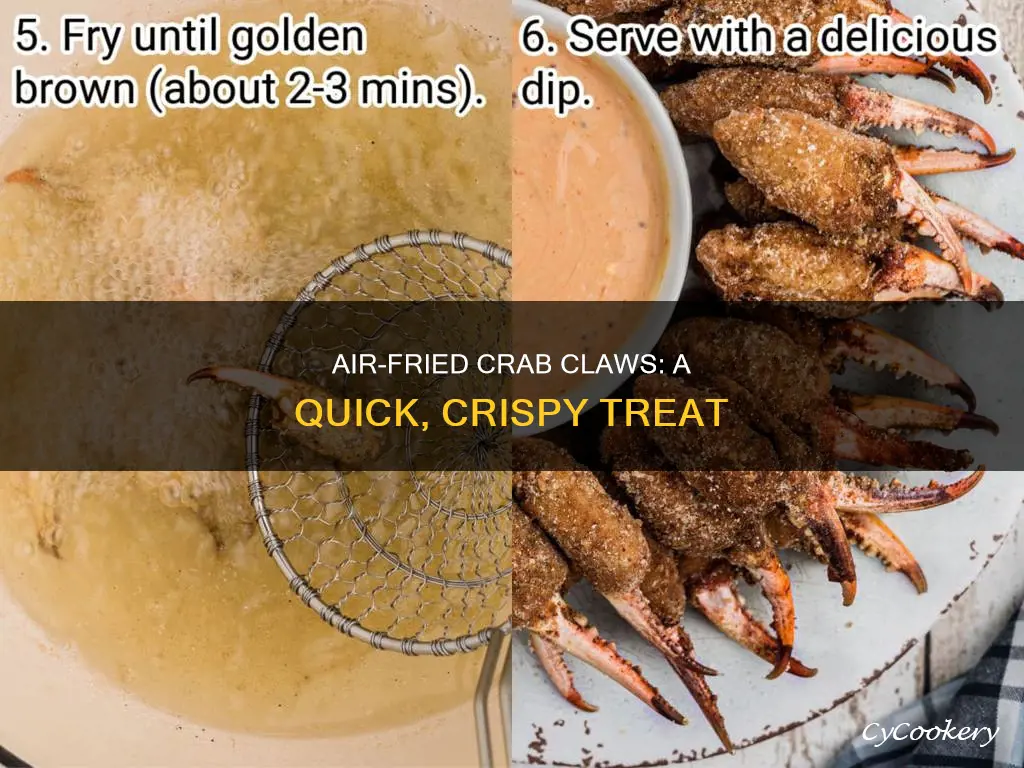 how to cook crab claws in air fryer