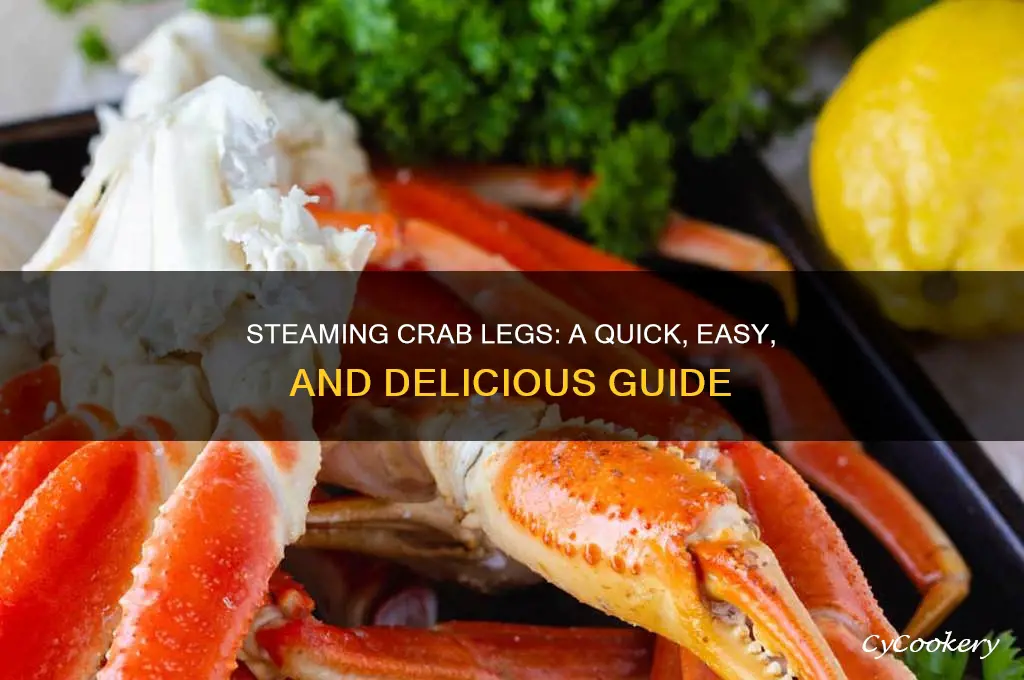 how to cook crab legs in a steam pot