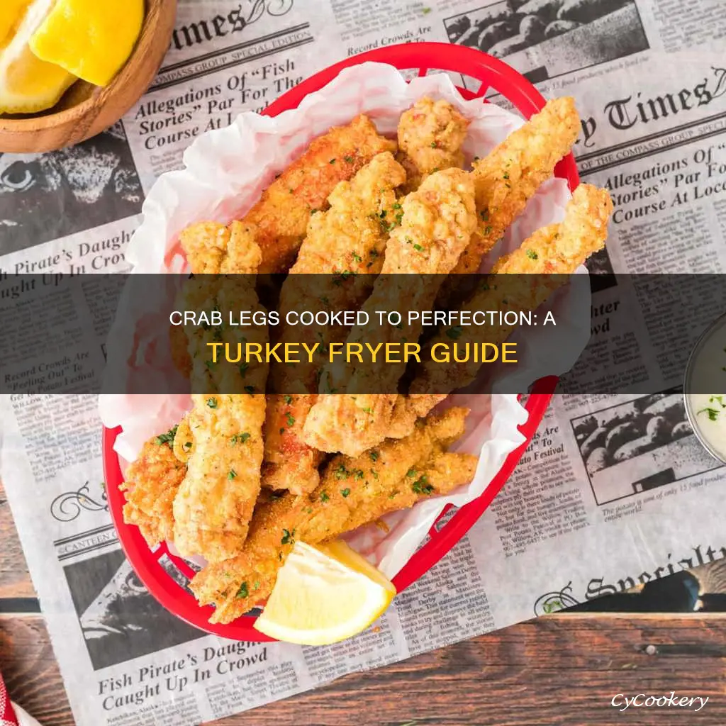 how to cook crab legs in turkey fryer