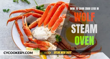 Steaming Crab Legs: Wolf Oven Style