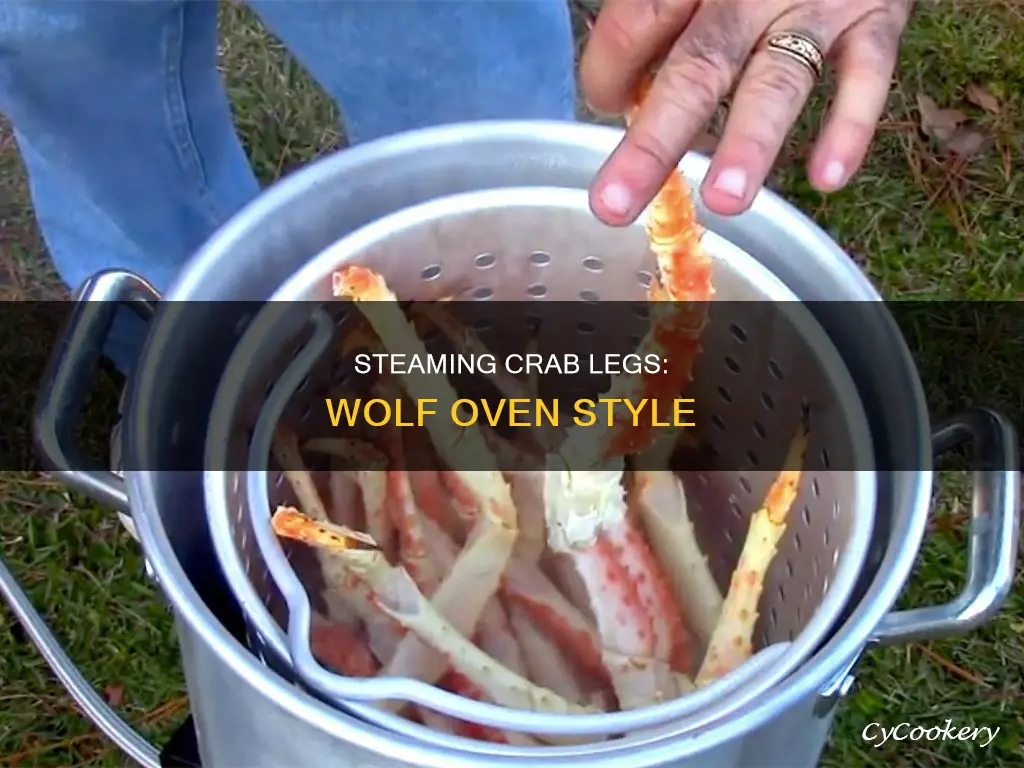 how to cook crab legs in wolf steam oven