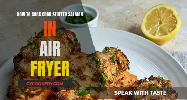 Air-Fried Crab-Stuffed Salmon: A Quick, Delicious Treat