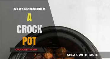 Cooking Cranberries in a Crock Pot: A Simple Guide
