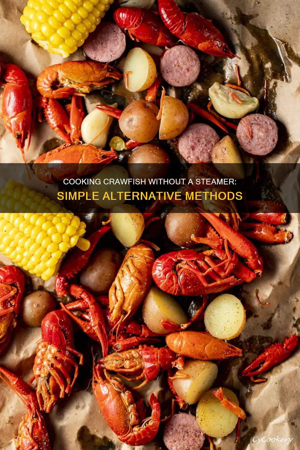 how to cook crawfish without a steamer