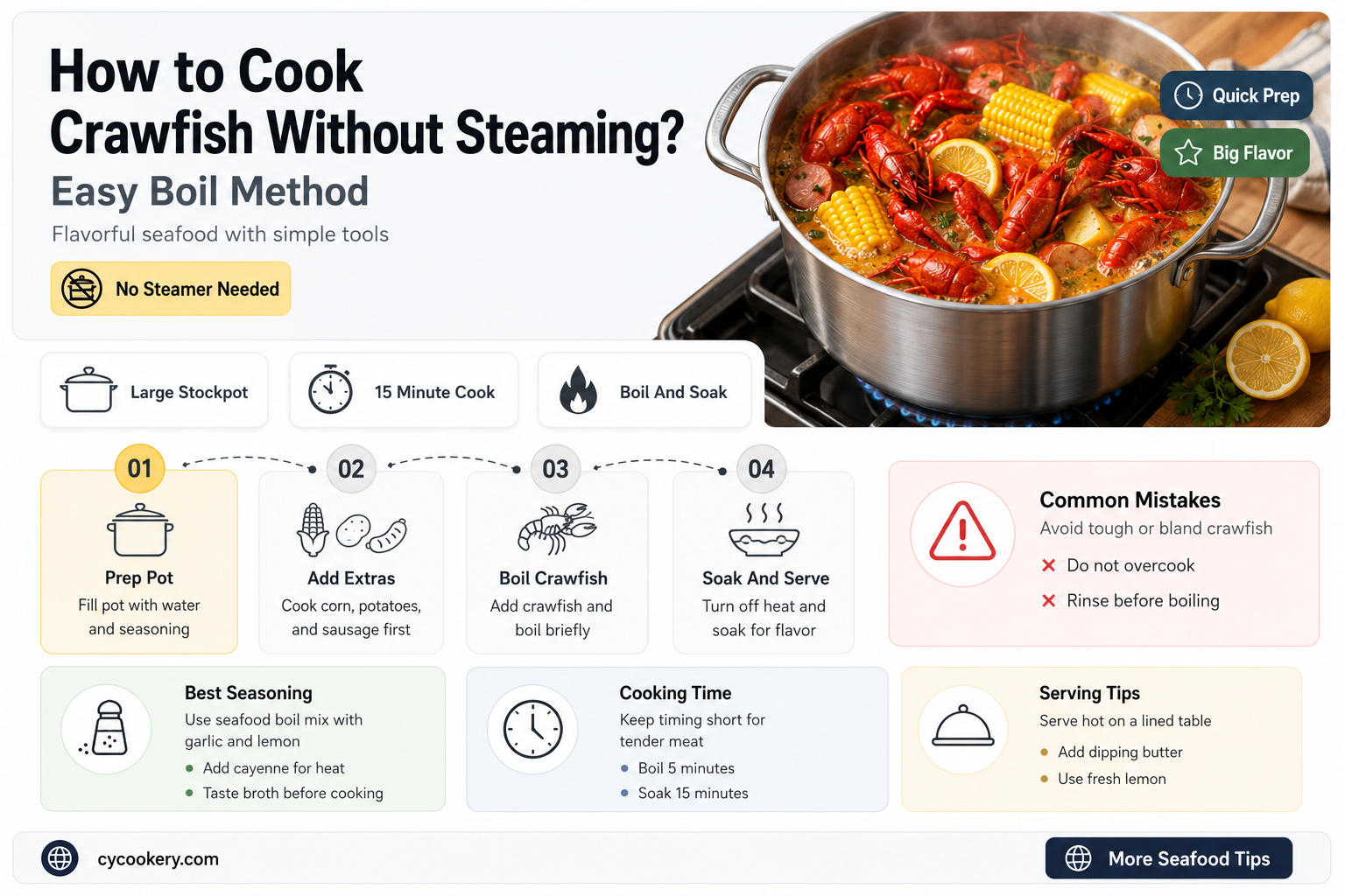 are crawfish cooked even if you don