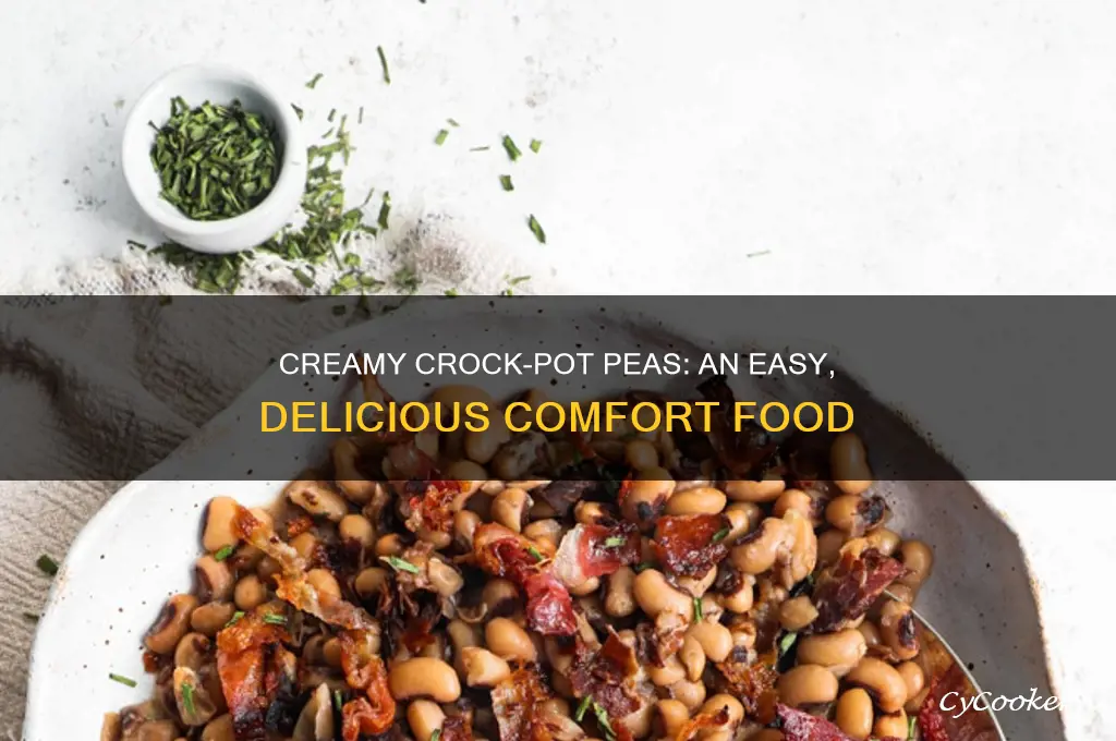 how to cook cream peas in a crock pot