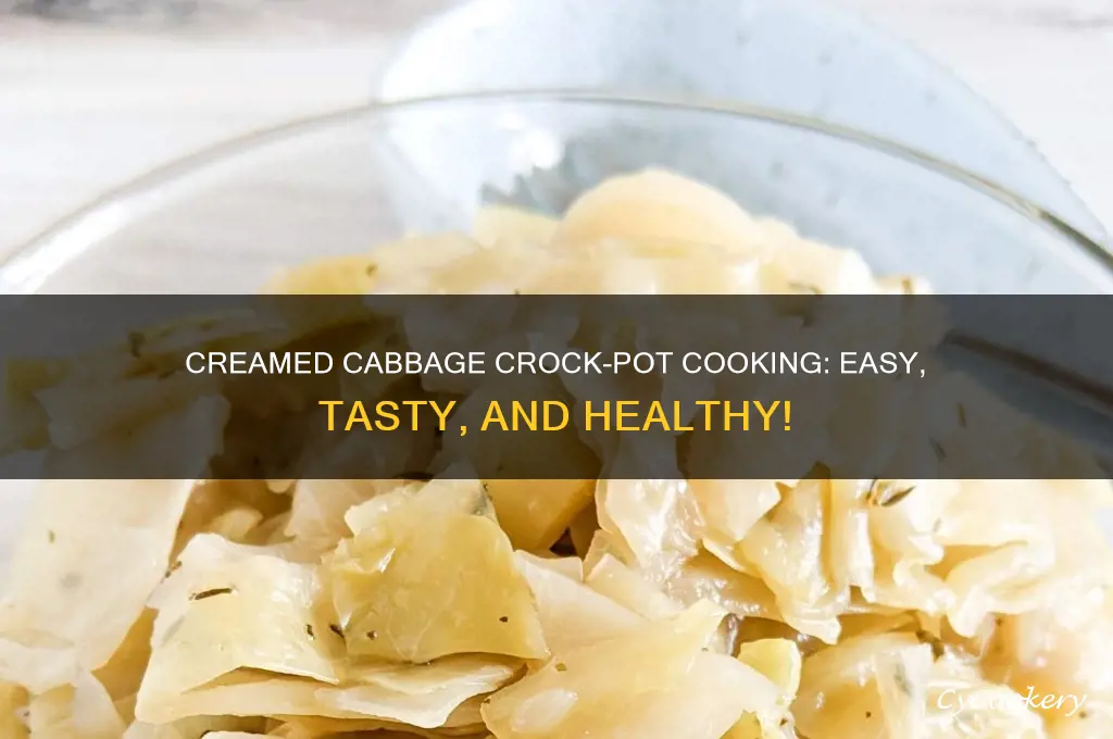 how to cook creamed cabbage in a crock pot