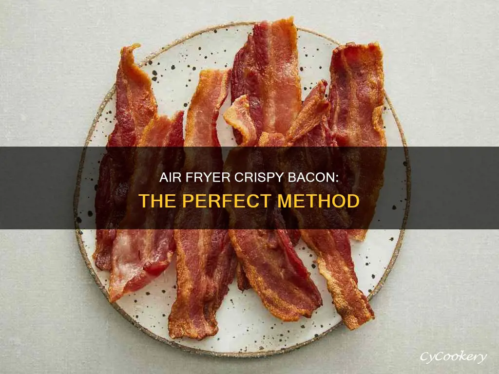 how to cook crispy bacon air fryer