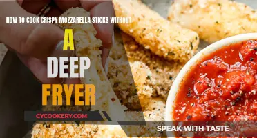 Crispy Mozzarella Sticks: Pan-Fried Perfection