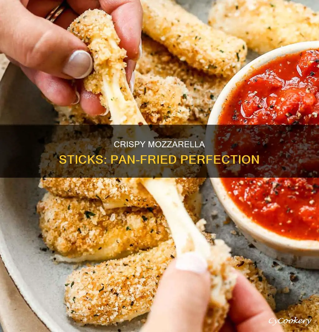 how to cook crispy mozzarella sticks without a deep fryer
