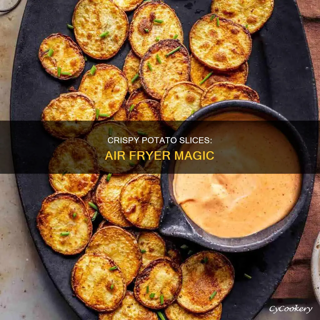 how to cook crispy potato slices in air fryer