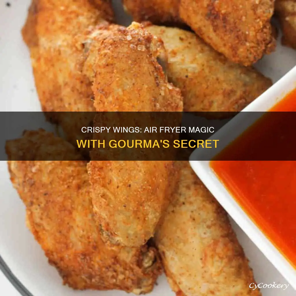 how to cook crispy wings with a gourma air fryer