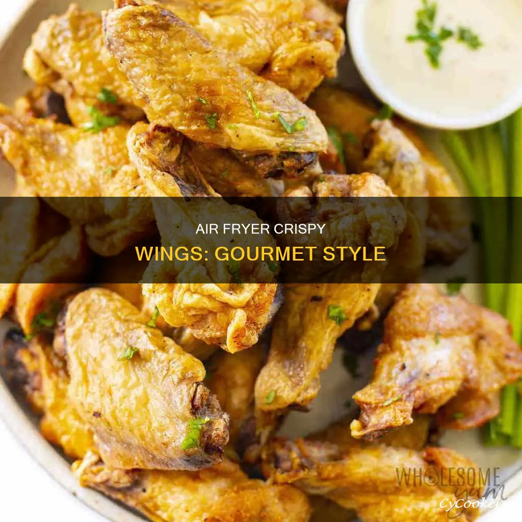 how to cook crispy wings with a gourma air fryer