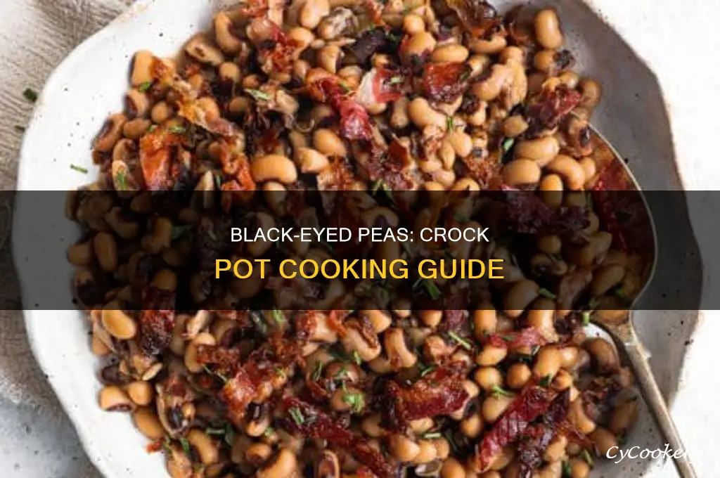 how to cook crock pot black eyed peas