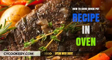 Crock Pot Cooking: Oven-Style