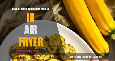 Air-Fried Crookneck Squash: Quick, Easy, and Delicious!