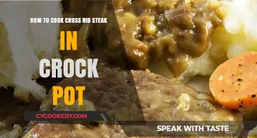 Crock-Pot Cooking: Tender Cross-Rib Steak Perfection