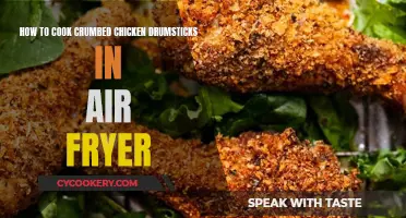 Air-Fried Crumbed Chicken Drumsticks: Quick, Easy, and Delicious!