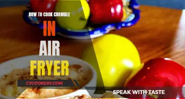 Air-Fryer Crumble: Quick, Easy, and Delicious!