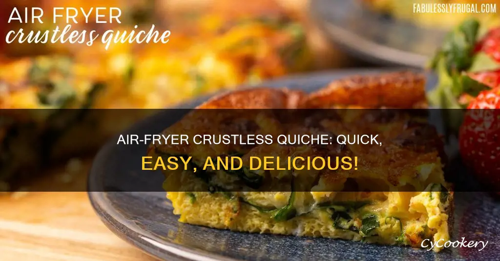 how to cook crustless quiche in air fryer