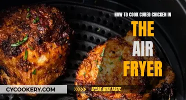 Crispy, Golden Cubed Chicken: Air Fryer Mastery