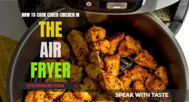 Air-Fryer Cubed Chicken: Quick, Easy, and Delicious