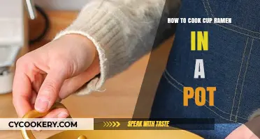 Elevating Cup Ramen: A Quick-Fix Pot Method