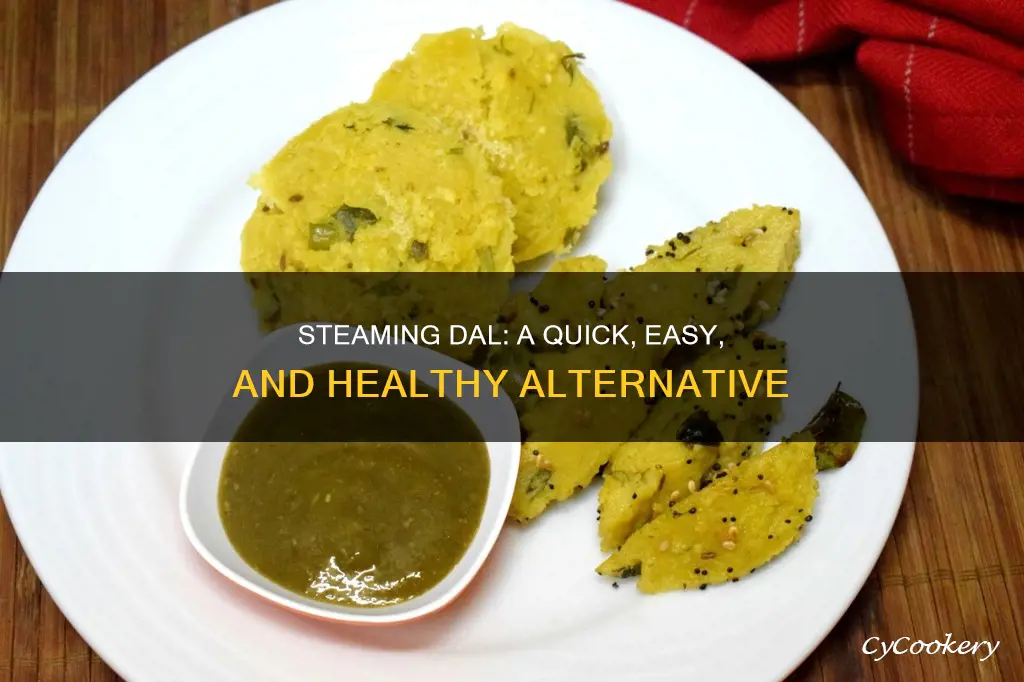 how to cook dal in steamer