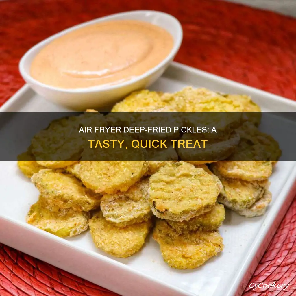how to cook deep fried pickles in an air fryer