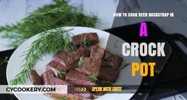 Deer Backstrap Slow-Cooked to Perfection