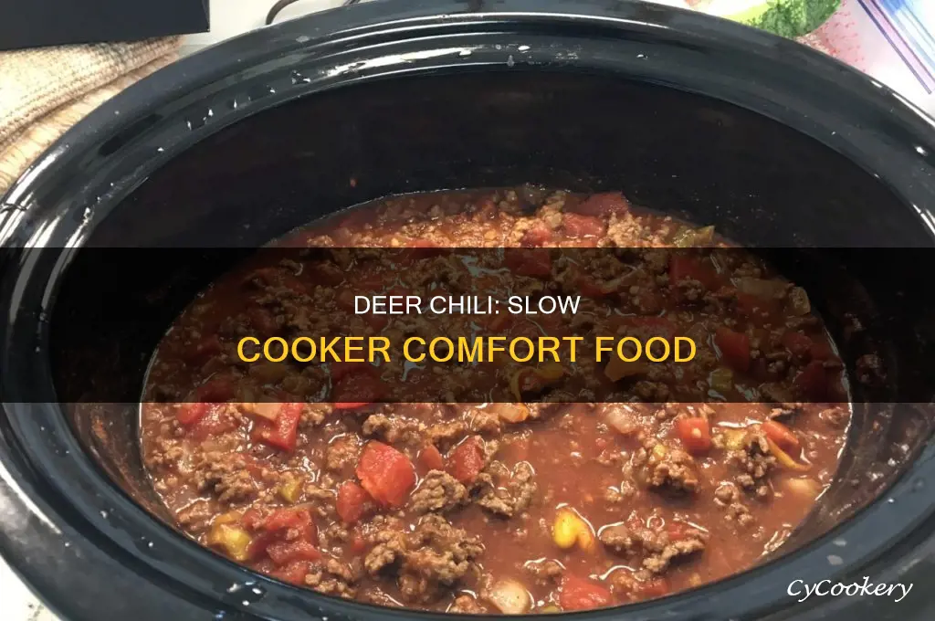 how to cook deer chili in a crock pot