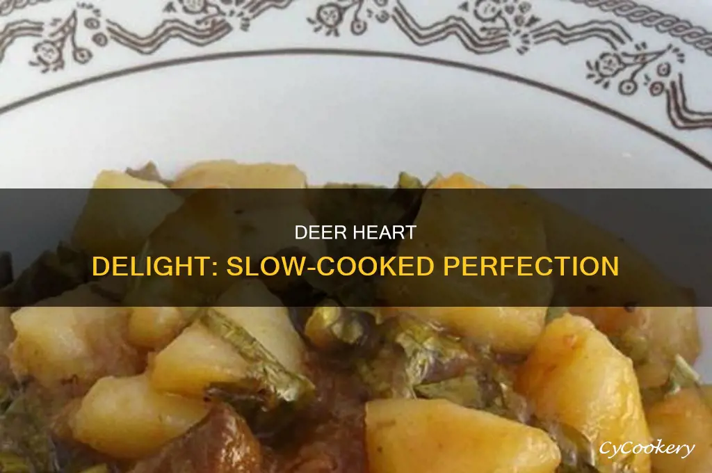 how to cook deer heart in crock pot