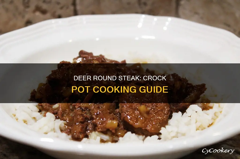 how to cook deer round steak in crock pot